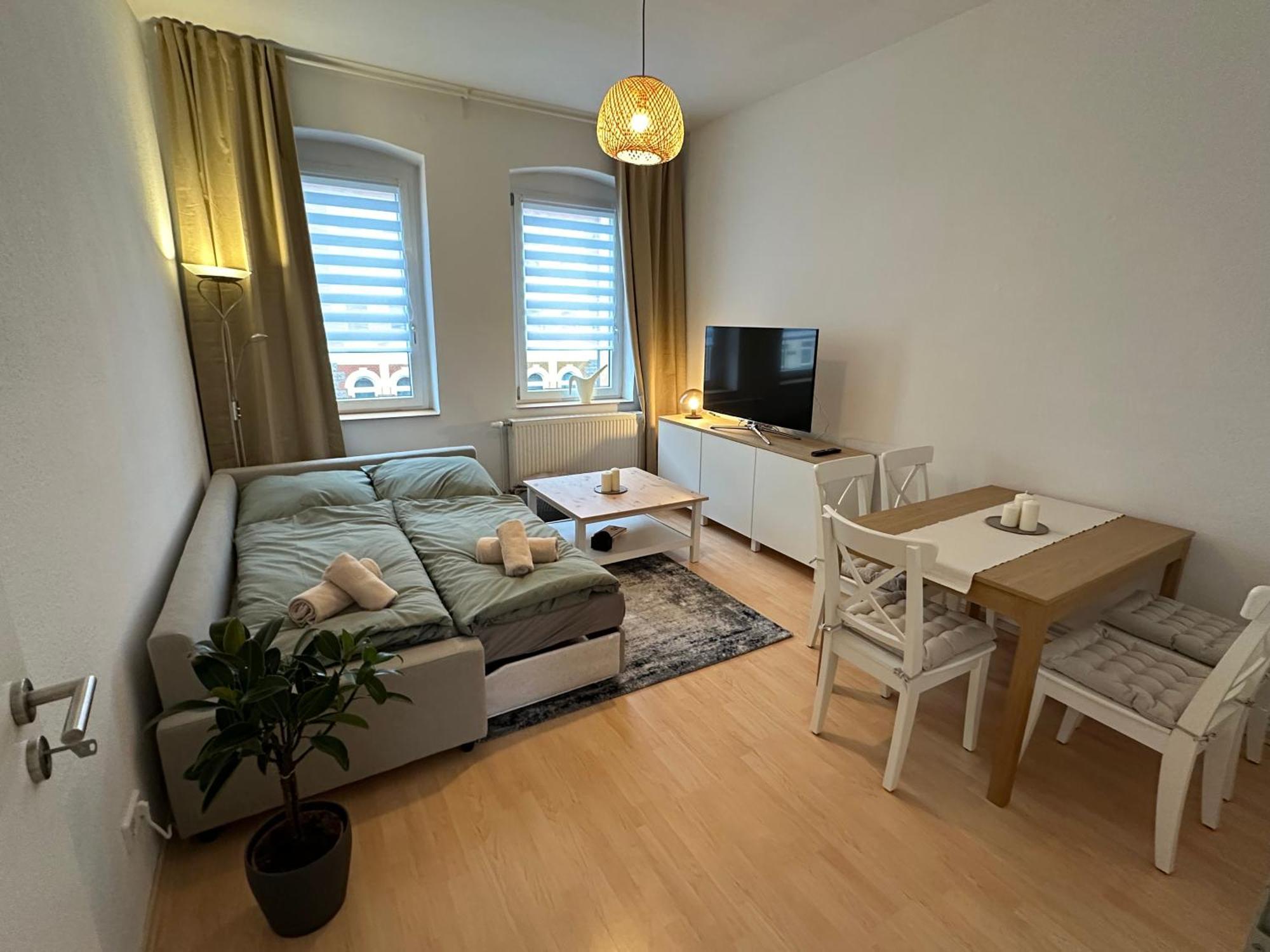 Ferienwohnung Fuer 8 Mit Balkon Erfurt Exterior photo